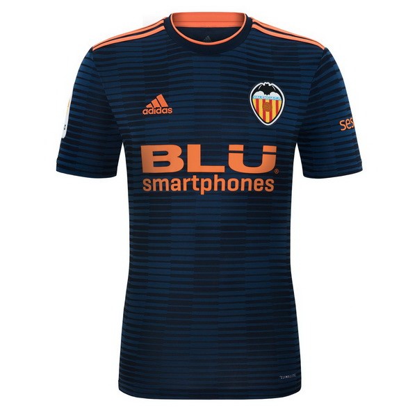 Camiseta Valencia Segunda 2018-2019 Azul